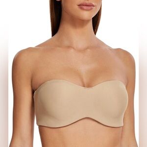 MELENECA Women Strapless Bras Multiway with Underwire Beige 34 B
LOT OF 2 BRAS